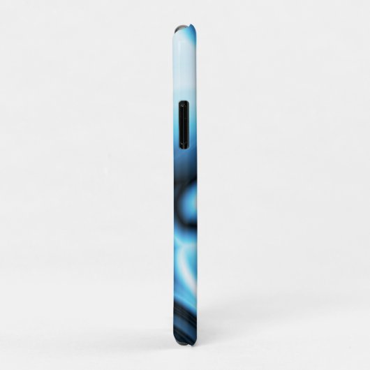 Coques Case-Mate iPhone Blue Silk wave (Dos/Droite)