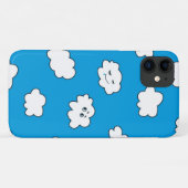 Coques Case-Mate iPhone Blue Sky Drôle Cartoon Nuages (Dos (Horizontal))