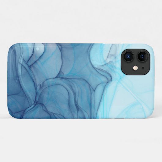 Coques Case-Mate iPhone Blue Sky Water Abstrait  (Dos (Horizontal))