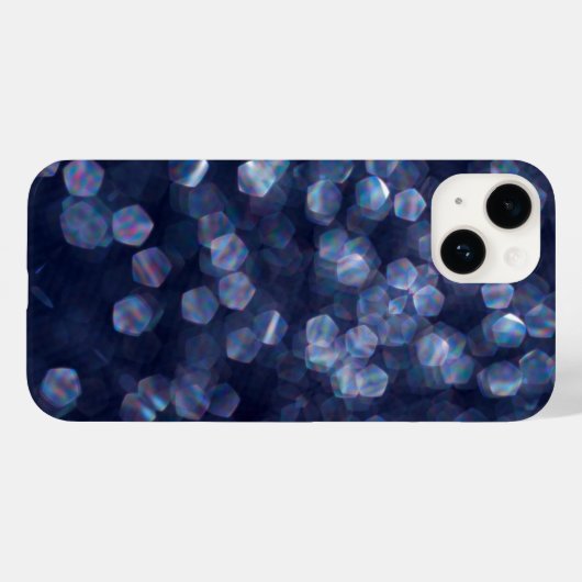 Coques Case-Mate iPhone Blue Sparkle (Verso (horizontal))