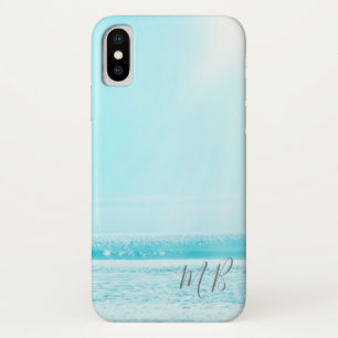 Case-Mate iPhone Case Blue Summer Ocean Beach Monogramme