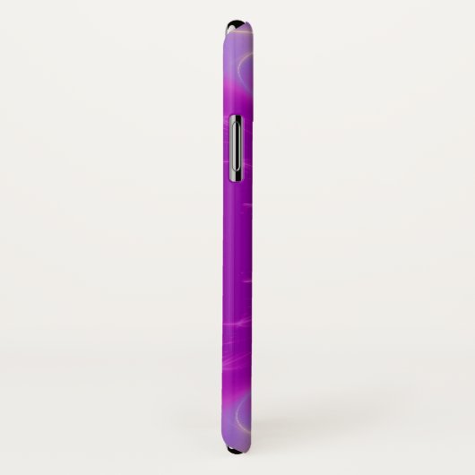 Coques Case-Mate iPhone BLUE TALISMAN MONOGRAM rose Fuchsia violet (Dos/Droite)