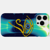 Coques Case-Mate iPhone BLUE TALISMAN OR HORUS OEIL Turquoise, Turquoise B (Verso (horizontal))