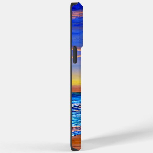 Coques Case-Mate iPhone Blue Turquoise Ocean Sunset (Verso / Droite)