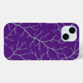 Coques Case-Mate iPhone Blue-Violet Branch Design iPhone Case (Verso (horizontal))