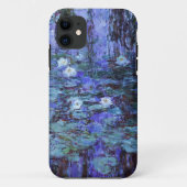 Coques Case-Mate iPhone Blue Water Lilies peinture par Claude Monet (Dos)