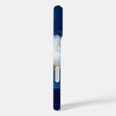 Coques Case-Mate iPhone Blue, White & Gold Abstract  (Verso / Droite)