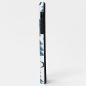 Coques Case-Mate iPhone Blue Winter Forest Moon Stars Motif (Dos/Gauche)