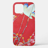 Coques Case-Mate iPhone Bluebird avec Plum Tree, Japonais (Verso)