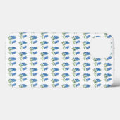 Coques Case-Mate iPhone Bluebonnets Texas Blue Flowers Aquarelle (Verso (horizontal))
