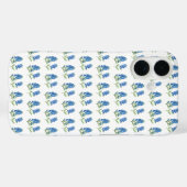 Coques Case-Mate iPhone Bluebonnets Texas Blue Flowers Aquarelle (Verso (horizontal))
