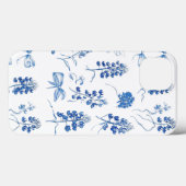 Coques Case-Mate iPhone Bluebonnets Texas Floral Blue Bow Motif (Verso (horizontal))