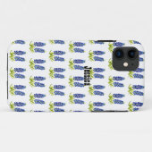 Coques Case-Mate iPhone Bluebonnets Texas Flowers Fleur sauvage Aquarelle (Dos (Horizontal))