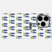 Coques Case-Mate iPhone Bluebonnets Texas Flowers Fleur sauvage Aquarelle (Verso (horizontal))
