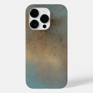 Coque Pour iPhone 14 Pro Blues Abstrait Art Brown
