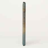 Coques Case-Mate iPhone Blues Abstrait Browns Art Peint (Dos/Droite)