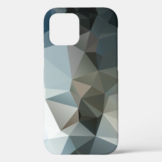 Coques Case-Mate iPhone Blues et Noirs Pyramide Abstraite Art (Verso)