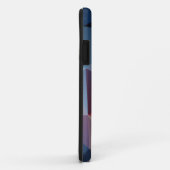 Coques Case-Mate iPhone Blues et rouges Pyramide Abstraite Art Coque-Mate (Dos/Droite)