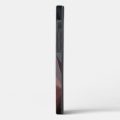 Coques Case-Mate iPhone Blues et rouges Pyramides Abstraites (Verso / Gauche)