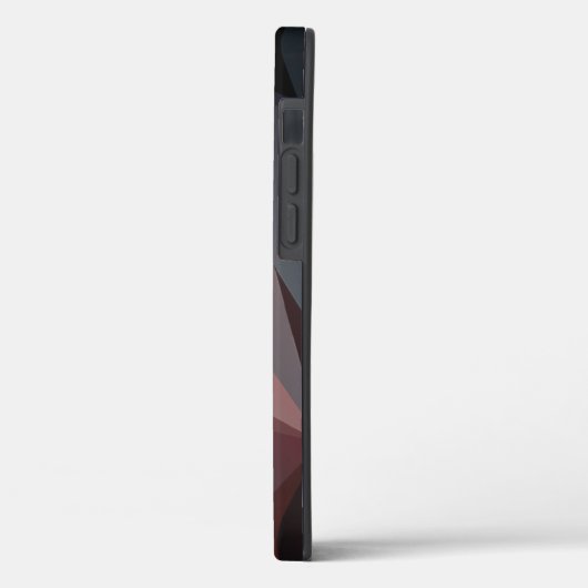 Coques Case-Mate iPhone Blues et rouges Pyramides Abstraites (Verso / Gauche)