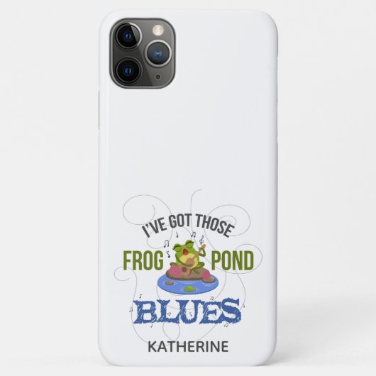Coques Case-Mate iPhone Blues Frog Pond (Dos)