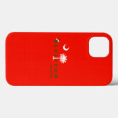 Coques Case-Mate iPhone Bluffton État d'esprit Noël Vacances Rouge Vert (Verso (horizontal))