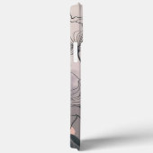 Coques Case-Mate iPhone Blush and Bloom : Fleurs d'encre pastel (Verso / Droite)