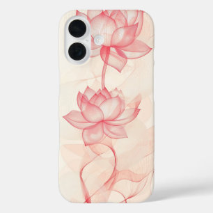 Coques iPhone 16 Blush Floral Duo