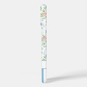 Coques Case-Mate iPhone Blush Monogramme Floral Aquarelle Bleu (Verso / Gauche)