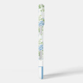 Coques Case-Mate iPhone Blush Monogramme Floral Aquarelle Bleu (Verso / Droite)