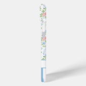 Coques Case-Mate iPhone Blush Monogramme Floral Aquarelle Bleu (Verso / Gauche)