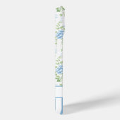 Coques Case-Mate iPhone Blush Monogramme Floral Aquarelle Bleu (Verso / Droite)