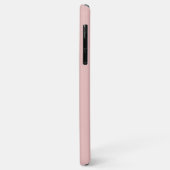 Coques Case-Mate iPhone Blush Monogramme Pailleté Rose Féminin (Dos/Gauche)