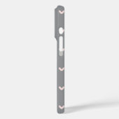Coques Case-Mate iPhone Blush Noir Rose Gris Or Cœurs (Verso / Gauche)