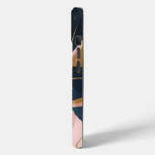 Coques Case-Mate iPhone Blush Pink Gold Boho Collection Feuille tendance (Verso / Gauche)
