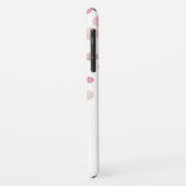 Coques Case-Mate iPhone Blush Pink Pastel Iriascendance Nom Confetti (Dos/Gauche)