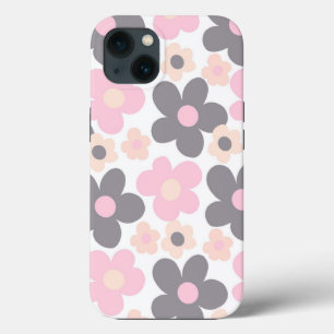 Case-Mate iPhone Case Blush Rose Grey Daisers Retro Dream #1 #retro #art