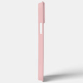 Coques Case-Mate iPhone Blush rose monogramme initiale (Verso / Droite)