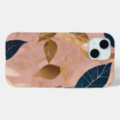 Coques Case-Mate iPhone Blush Rose or Boho Feuilles Collection populaire (Verso (horizontal))