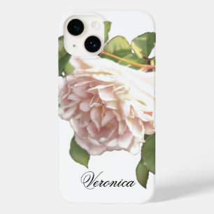 Coque Pour iPhone 14 Blushing Ivory Peach Rose