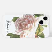 Coques Case-Mate iPhone Blushing Ivory Peach Rose (Verso (horizontal))