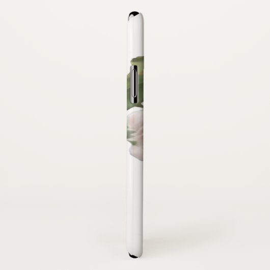 Coques Case-Mate iPhone Blushing Ivory Peach Rose (Dos/Droite)