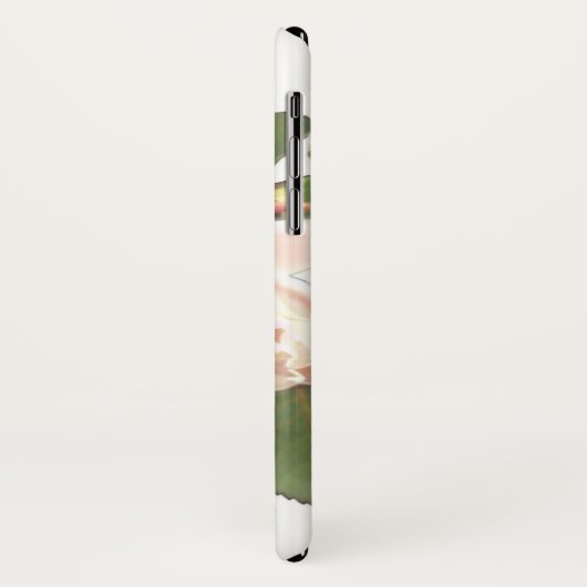 Coques Case-Mate iPhone Blushing Ivory Peach Rose (Dos/Gauche)