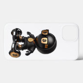 Coques Case-Mate iPhone  Bman sur un Hoverboard, Bitcoin, par Natasha Us   (Verso (horizontal))