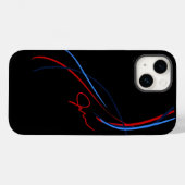 Coques Case-Mate iPhone BMW ///M Stripes iPhone14 (Noir) (Verso (horizontal))