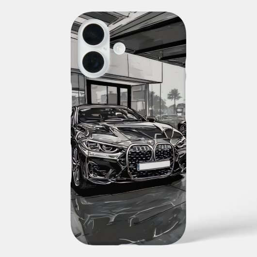 Coques Case-Mate iPhone BMW - Shadow Grille Dominance (Verso)