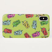 Coques Case-Mate iPhone Boba Bubble Tea Motif (Dos (Horizontal))