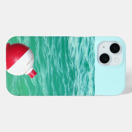 Coques Case-Mate iPhone Bobeur de pêche dans l'eau (Verso (horizontal))