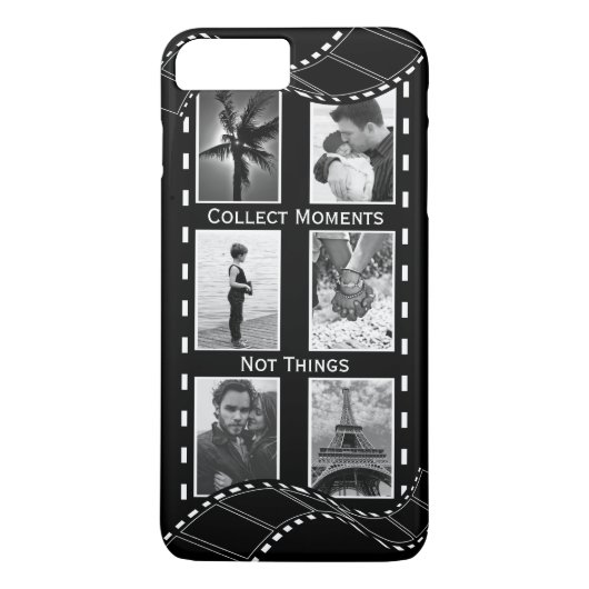 Coques Case-Mate iPhone Bobine de film noire et blanche (Dos)