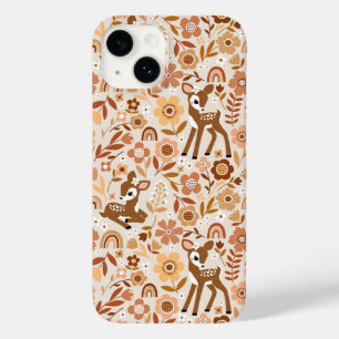 Coque Pour iPhone 14 Boeuf mignon cerf modèle floral